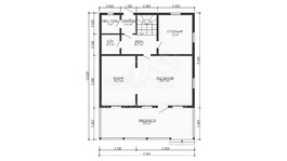 3d проект ДБW306 - планировка