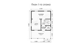 3d проект ДКW003 - планировка