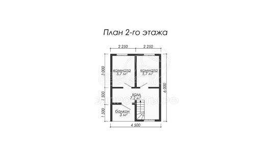 3d проект ДКW007 - планировка