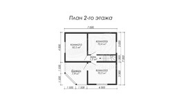 3d проект ДКW011 - планировка