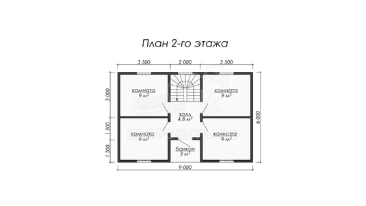 3d проект ДКW032 - планировка