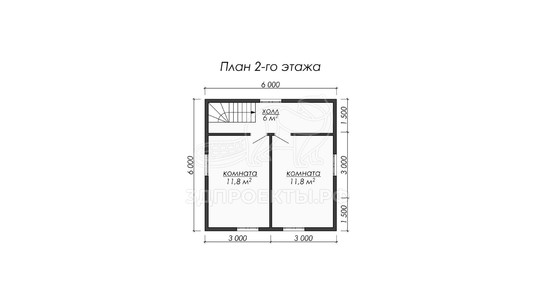3d проект ДКW034 - планировка