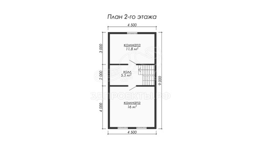 3d проект ДКW038 - планировка