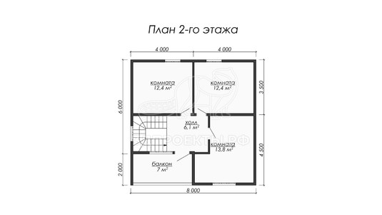 3d проект ДКW045 - планировка