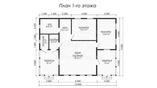 3d проект ДКW046 - планировка