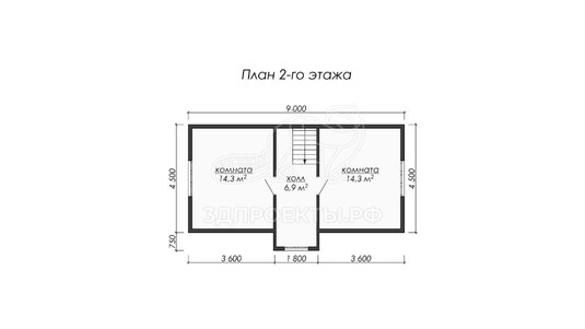 3d проект ДКW061 - планировка