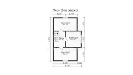 3d проект ДКW064 - планировка