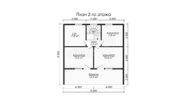 3d проект ДКW066 - планировка