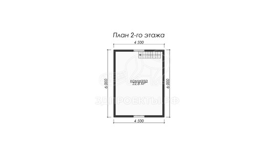 3d проект ДКW068 - планировка