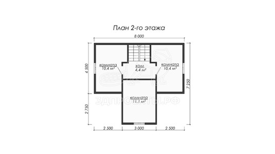 3d проект ДКW071 - планировка