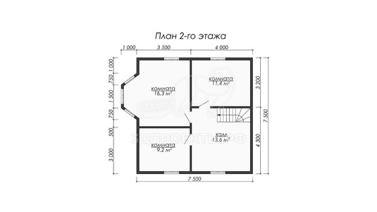 3d проект ДКW072 - планировка
