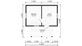 3d проект ДКW082 - планировка
