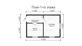 3d проект ДКW091 - планировка