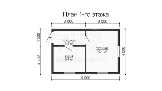 3d проект ДКW091 - планировка