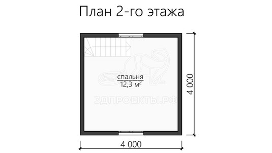 3d проект ДКW091 - планировка