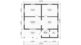 3d проект ДКW116 - планировка