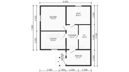 3d проект ДКW120 - планировка