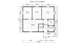 3d проект ДКW143 - планировка