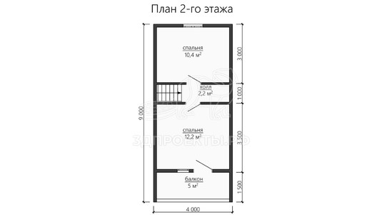 3d проект ДКW147 - планировка