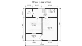 3d проект ДКW159 - планировка