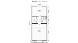 3d проект ДКW169 - планировка