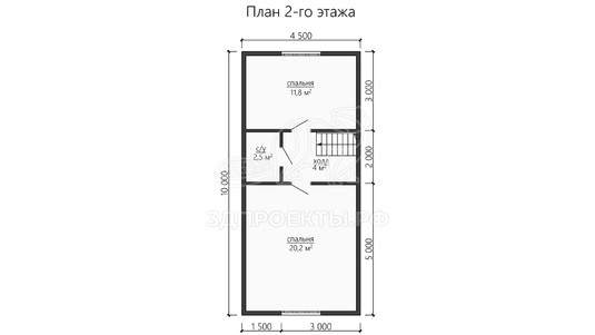 3d проект ДКW169 - планировка