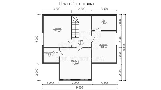 3d проект ДКW177 - планировка