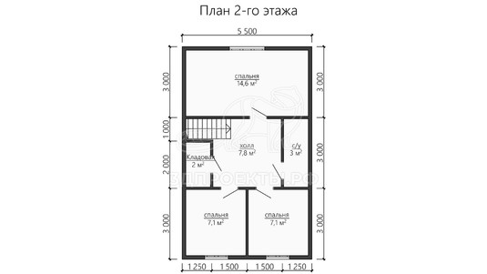 3d проект ДКW178 - планировка