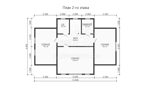 3d проект ДКW196 - планировка