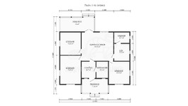 3d проект ДКW203 - планировка
