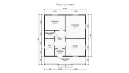 3d проект ДКW210 - планировка