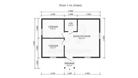 3d проект ДКW213 - планировка