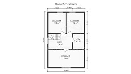 3d проект ДКW216 - планировка