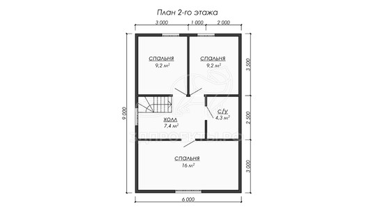 3d проект ДКW216 - планировка