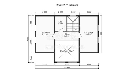 3d проект ДКW224 - планировка