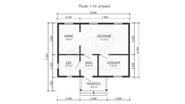 3d проект ДКW233 - планировка