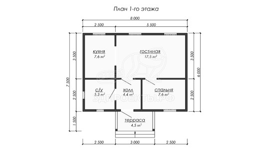 3d проект ДКW233 - планировка