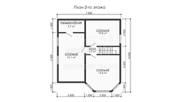 3d проект ДКW234 - планировка