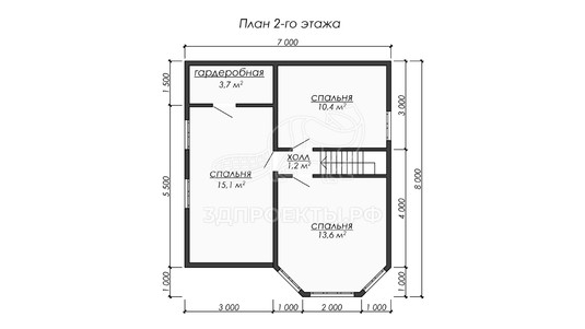 3d проект ДКW234 - планировка