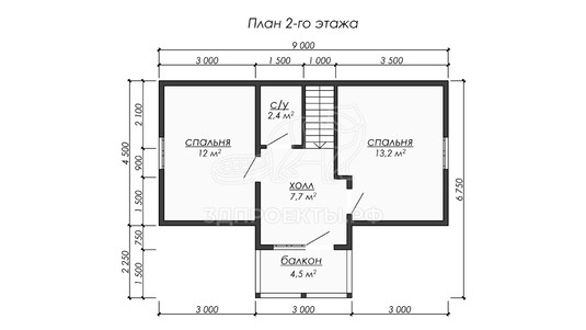 3d проект ДКW236 - планировка