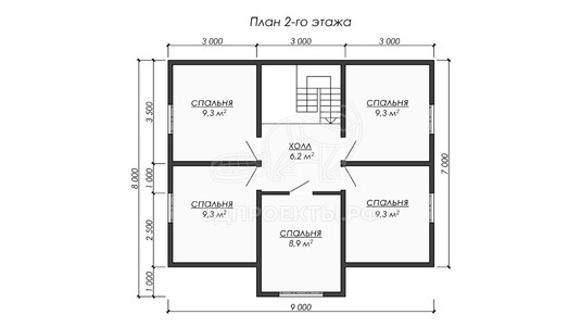 3d проект ДКW241 - планировка