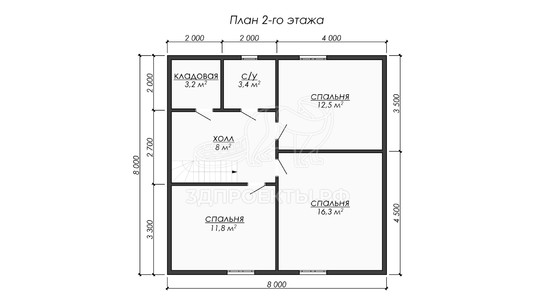 3d проект ДКW257 - планировка