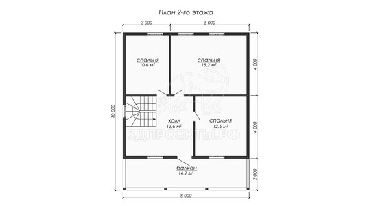 3d проект ДКW260 - планировка