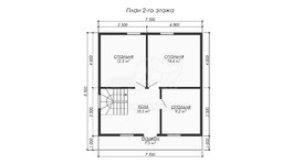 3d проект ДКW264 - планировка