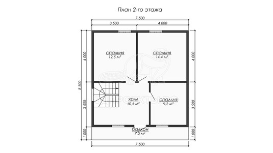 3d проект ДКW264 - планировка