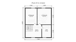 3d проект ДКW270 - планировка