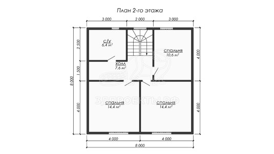 3d проект ДКW271 - планировка