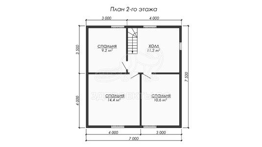 3d проект ДКW272 - планировка
