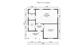 3d проект ДКW278 - планировка