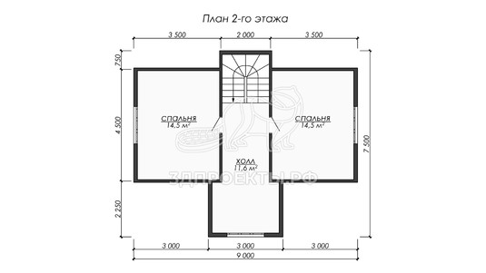 3d проект ДКW286 - планировка